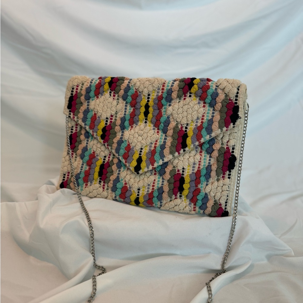 Women’s Multicolored Shoulder Bag or Clutch